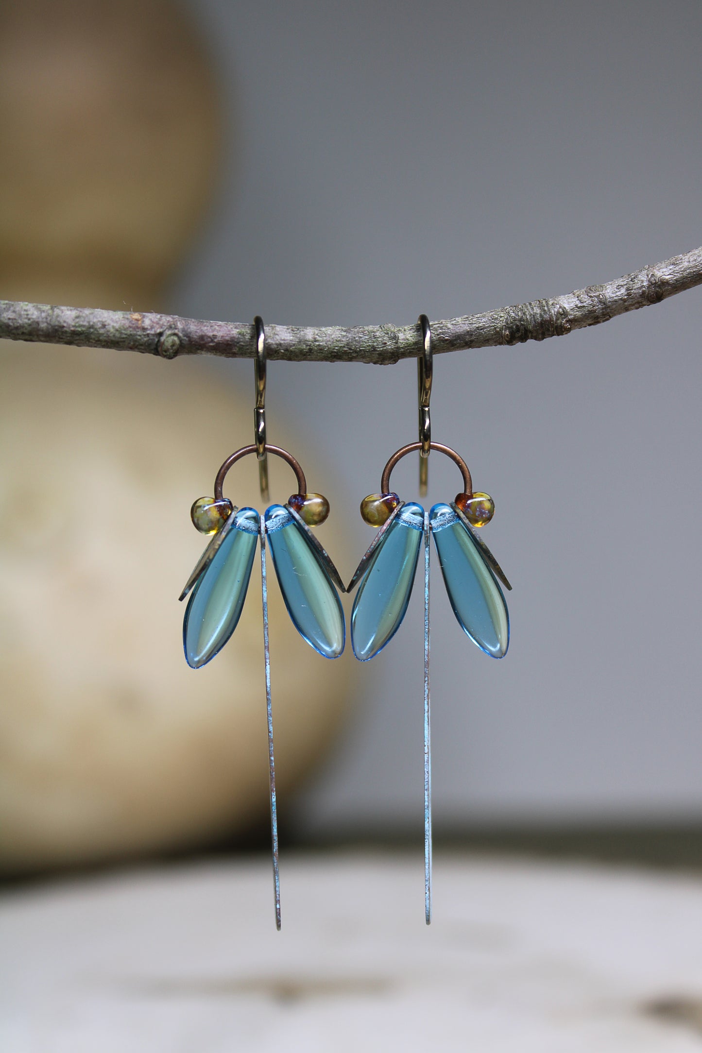 Elegant Blue Dragonfly