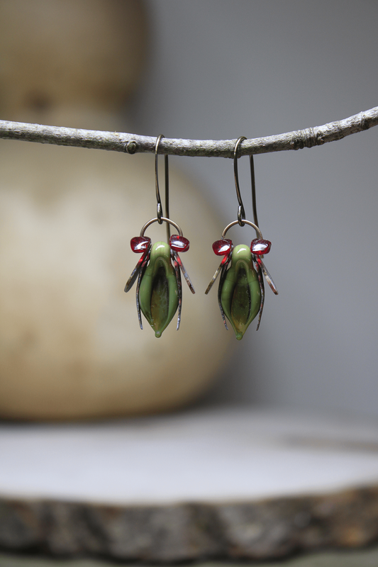 Green Lampwork Beetle