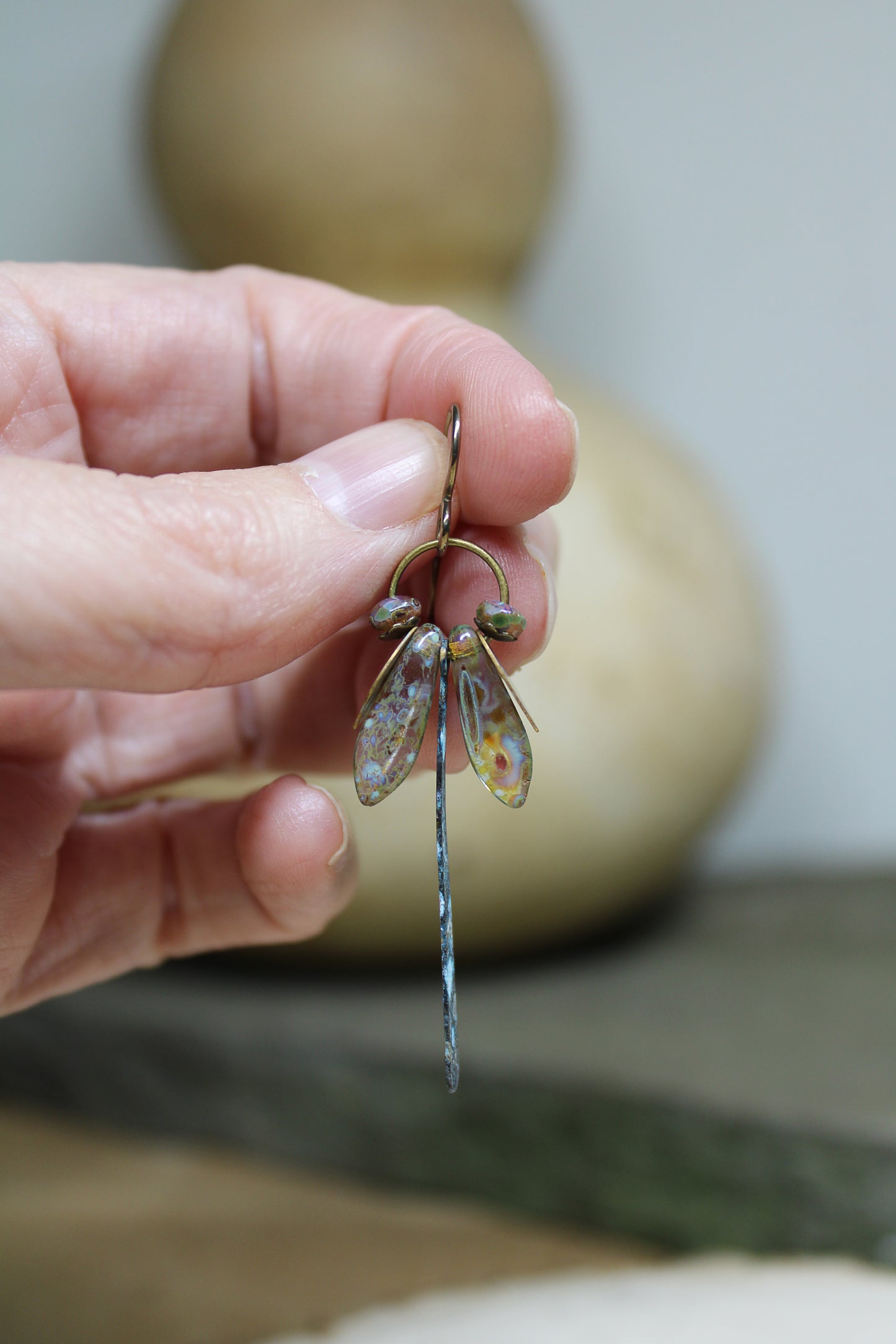 Golden Topaz Dragonfly